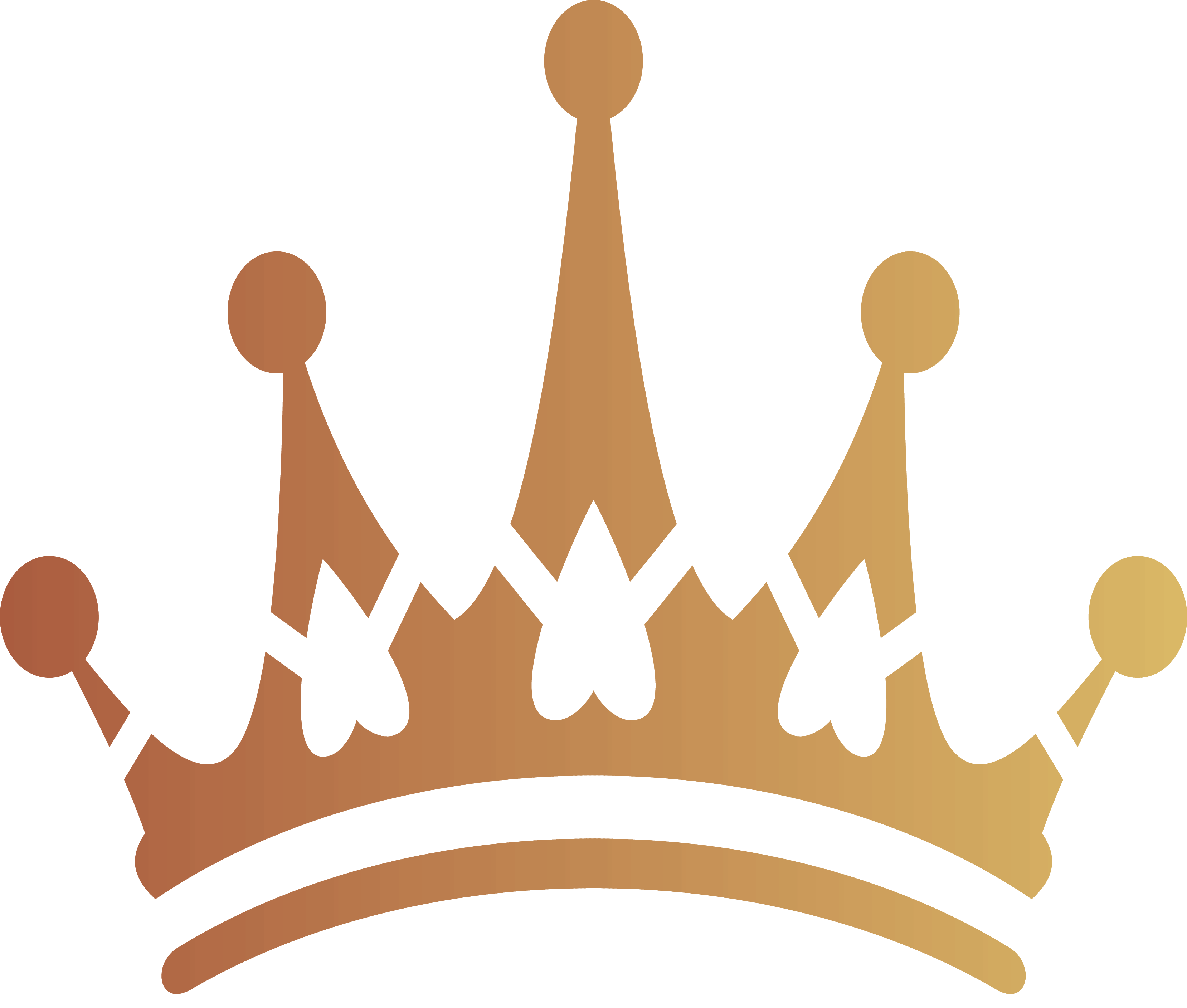 Crown logo hand drawn icon on transparent background PNG - Similar PNG